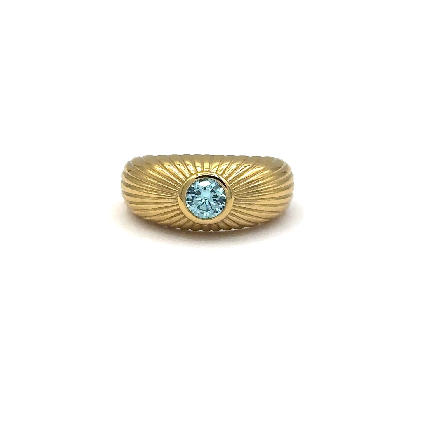 18k Gold Vermeil Ocean Soul Ring