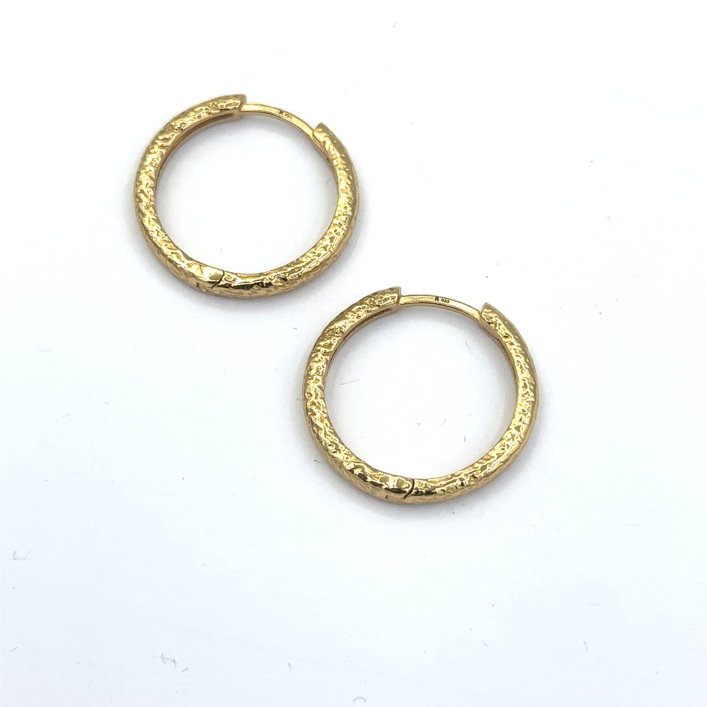 18k Gold Vermeil Luna Hoop Earrings