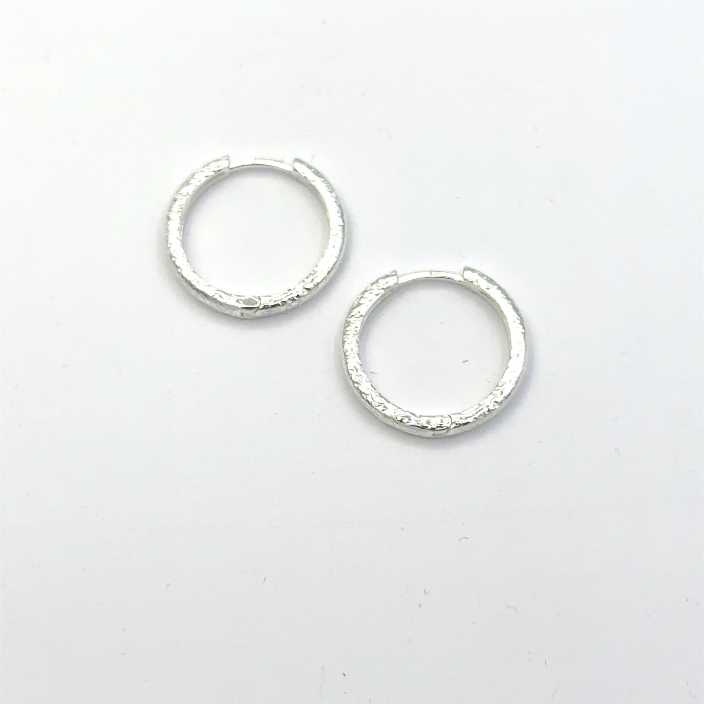 Luna Hoop Earrings Silver