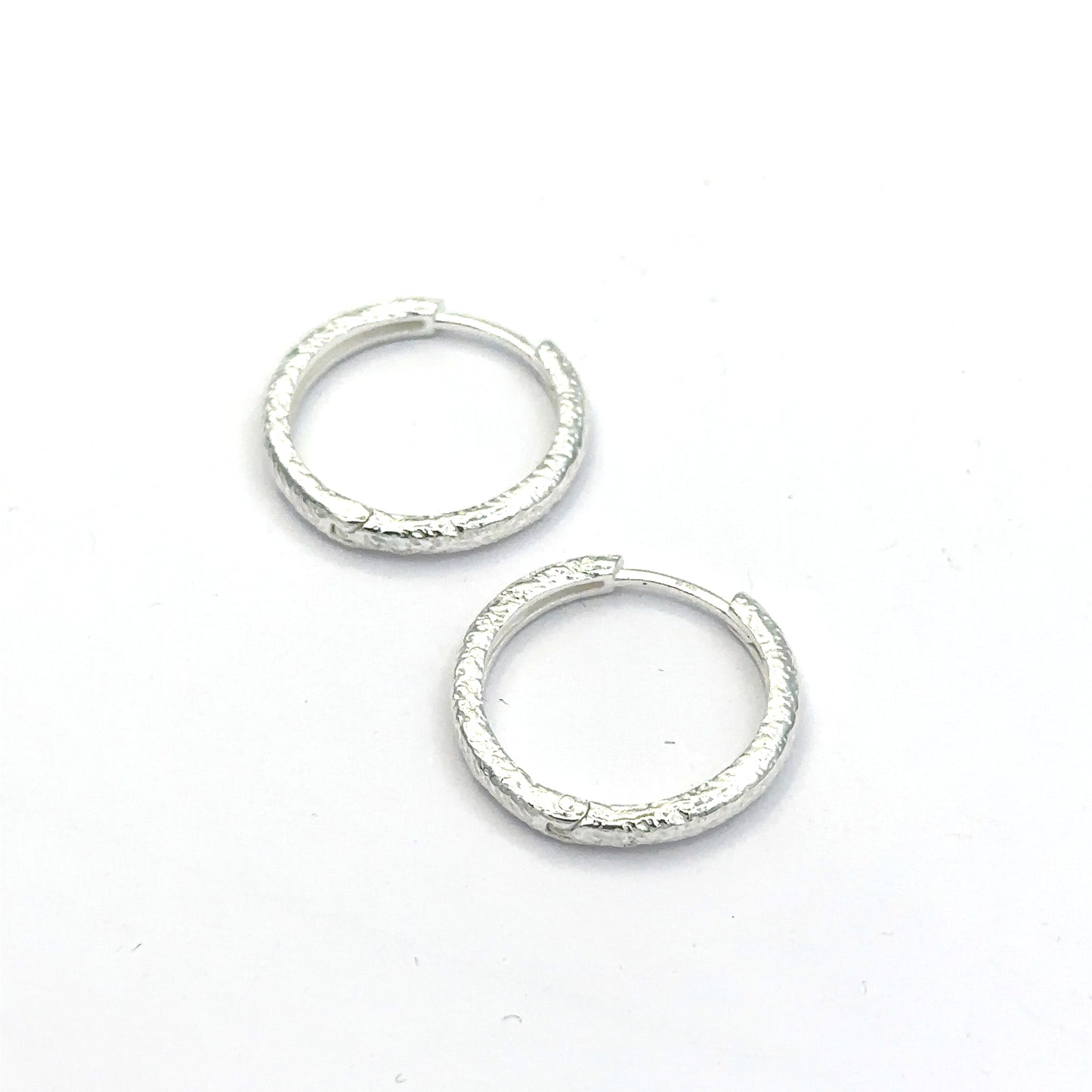 Luna Hoop Earrings Silver