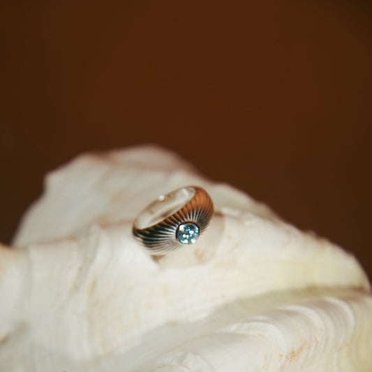 Ocean Soul Ring Silver